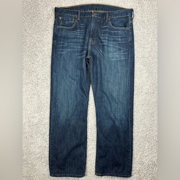 Levi's Jeans Mens 34 x 34 569 Loose Straight Baggy Casual Dark Denim Streetwear - Picture 1 of 4